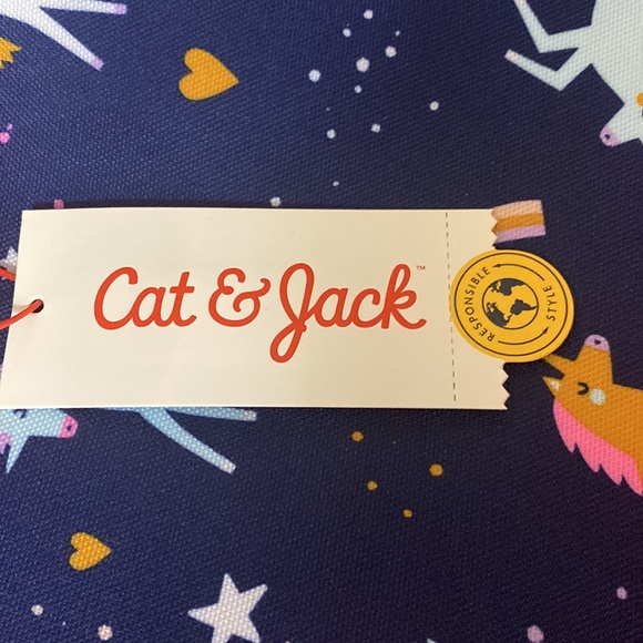 NEW- Cat & Jack- Kids Unicorn Backpack - Picture 7 of 8